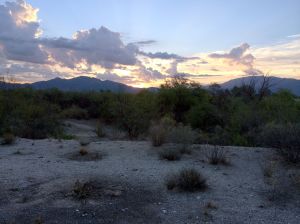 Sunrise over Redington Pass